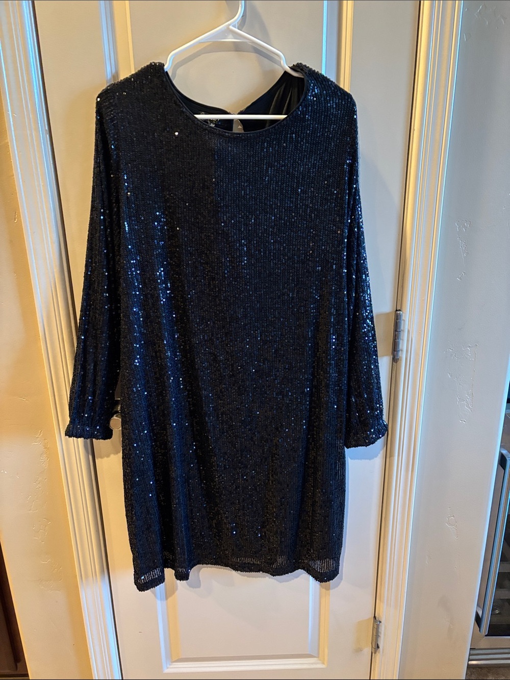 Women’s black sequin dress